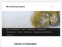 Tablet Screenshot of myteachingcareers.com